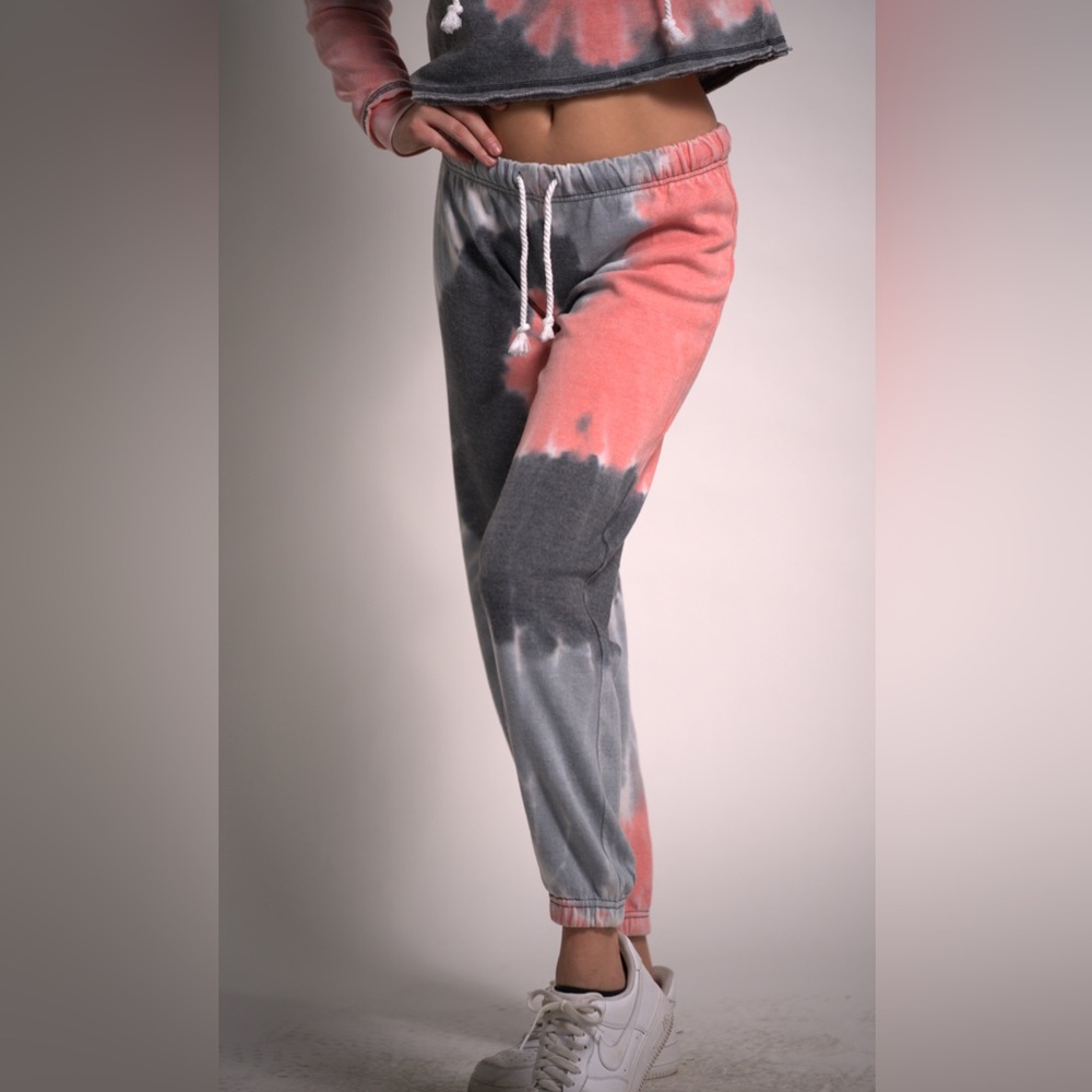 Women's Tie Dye Joggers Pants Workout Yoga Sweatpants Lounge Pants~Brand New
